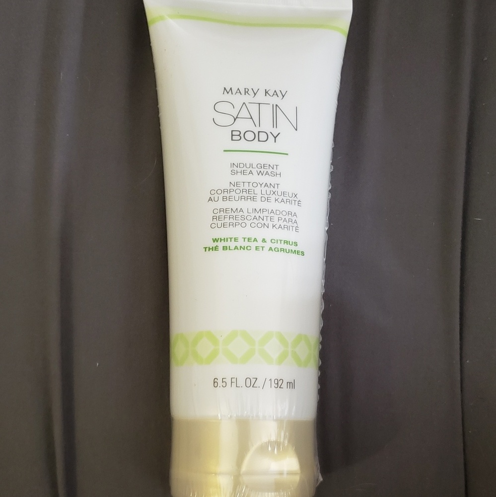 Mary Kay Satin body indulgent Shea White Tea and Citrus body wash,NWT